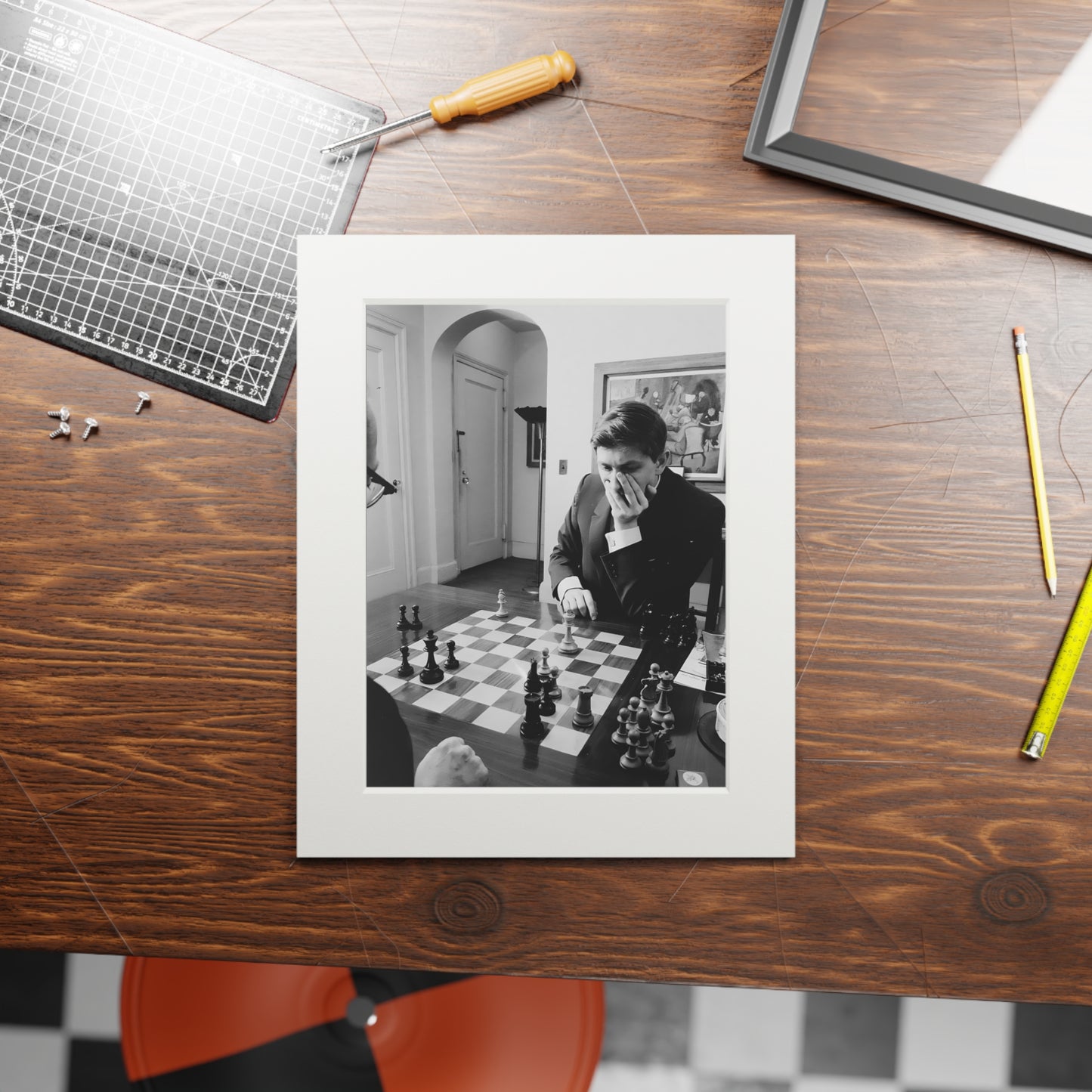 Bobby Fischer, Elegant Poster