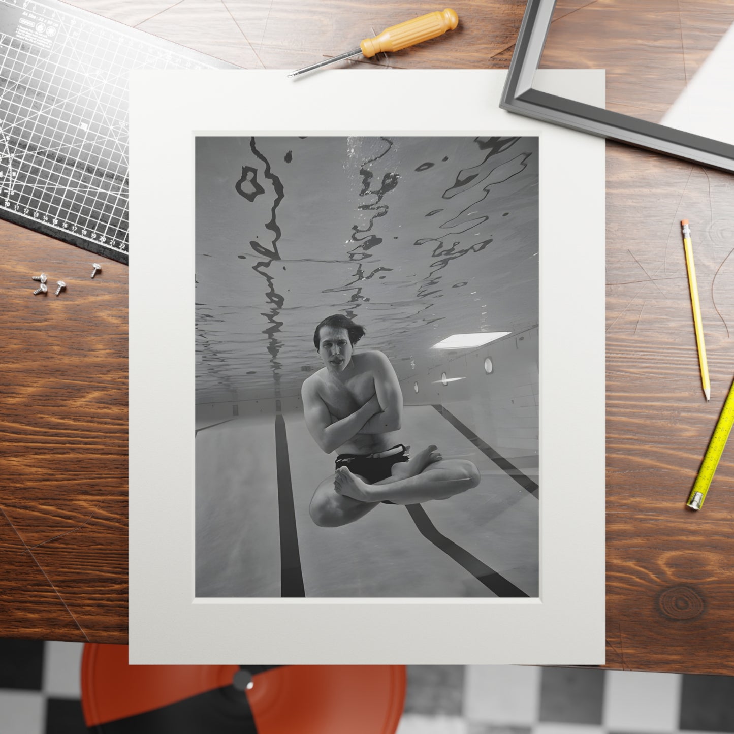 Bobby Fischer, Underwater Poster