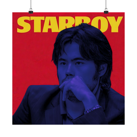 Hikaru Nakamura Chess Poster, Starboy Edition