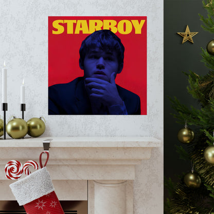 Magnus Carlsen Chess Poster, Starboy Edition