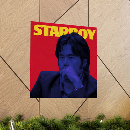 Hikaru Nakamura Chess Poster, Starboy Edition