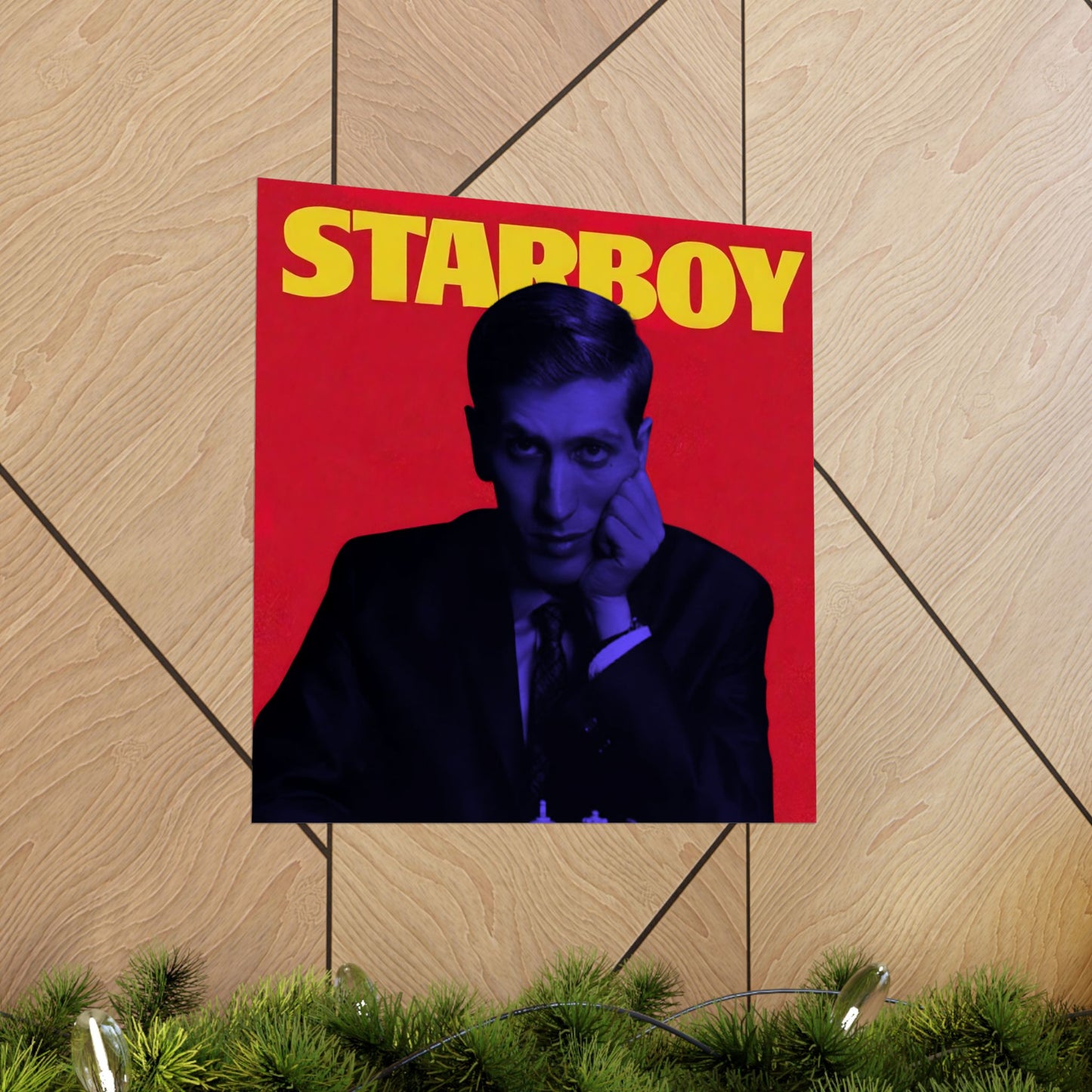 Bobby Fischer Chess Poster, Starboy Edition