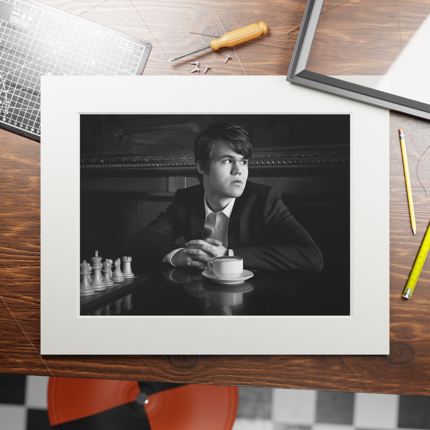 Magnus Carlsen, Aesthetic Landscape Poster