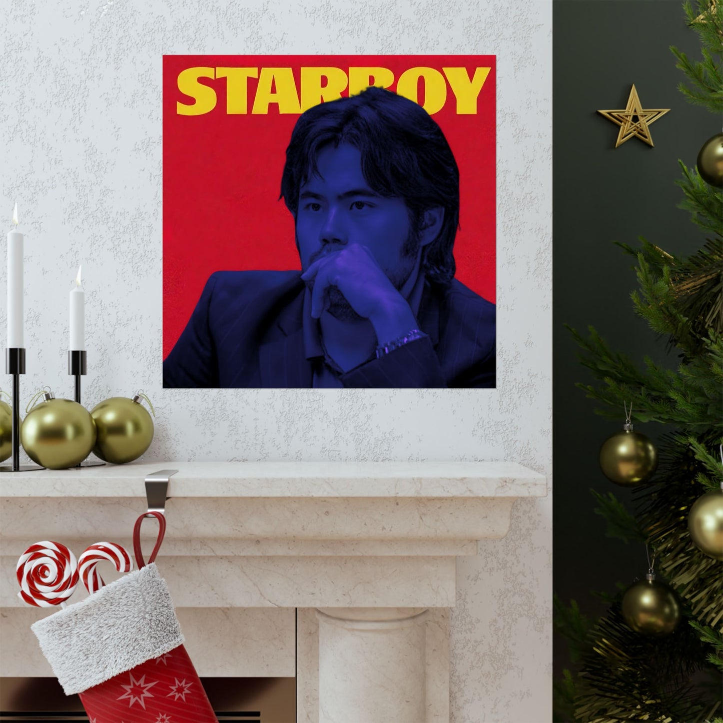 Hikaru Nakamura Chess Poster, Starboy Edition