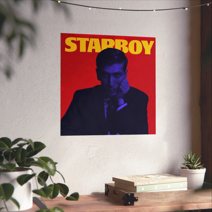 Bobby Fischer Chess Poster, Starboy Edition