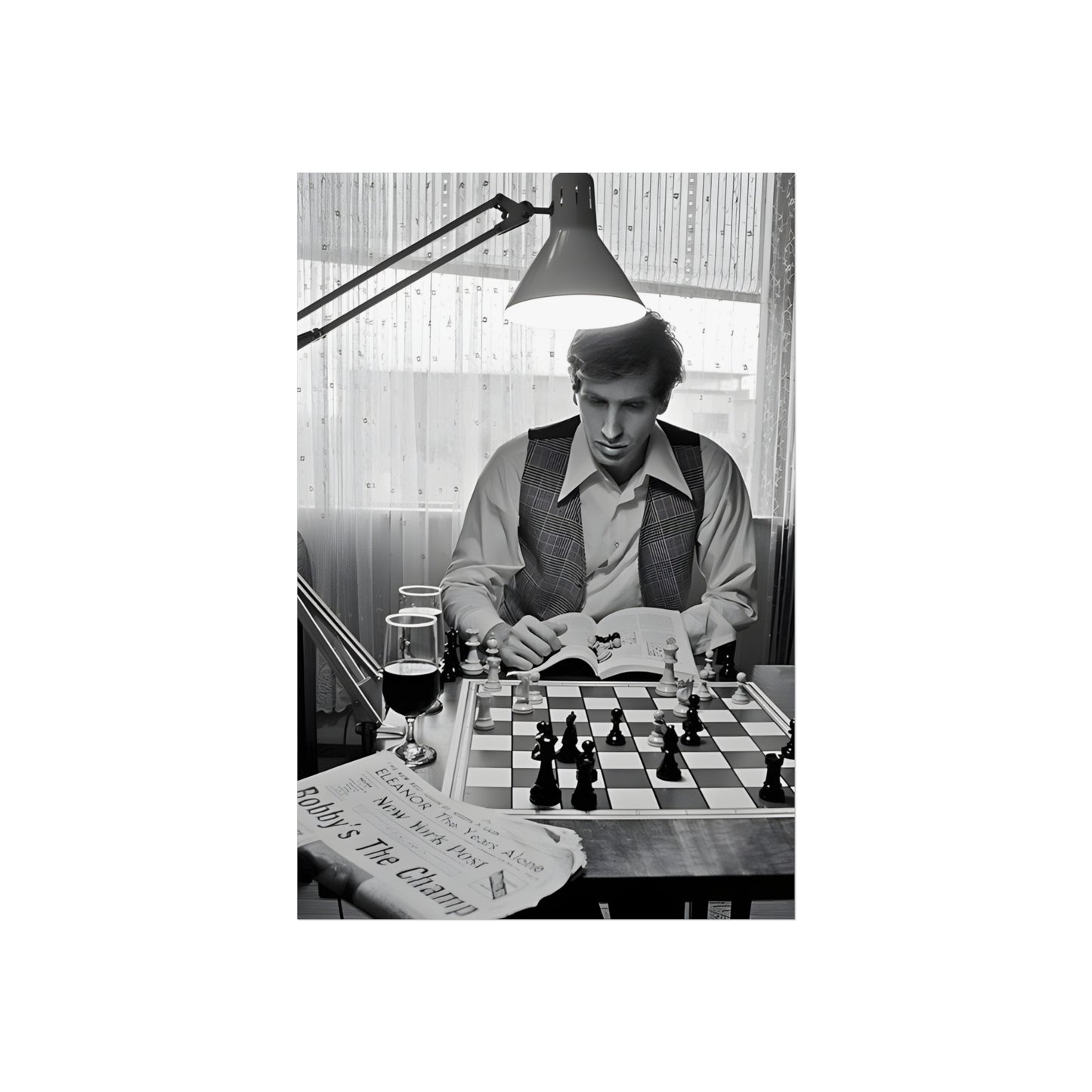 Bobby Fischer, Grandmaster Poster
