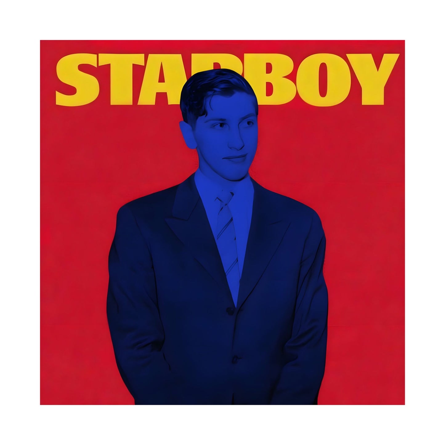 Bobby Fischer Standing Chess Poster, Starboy Edition