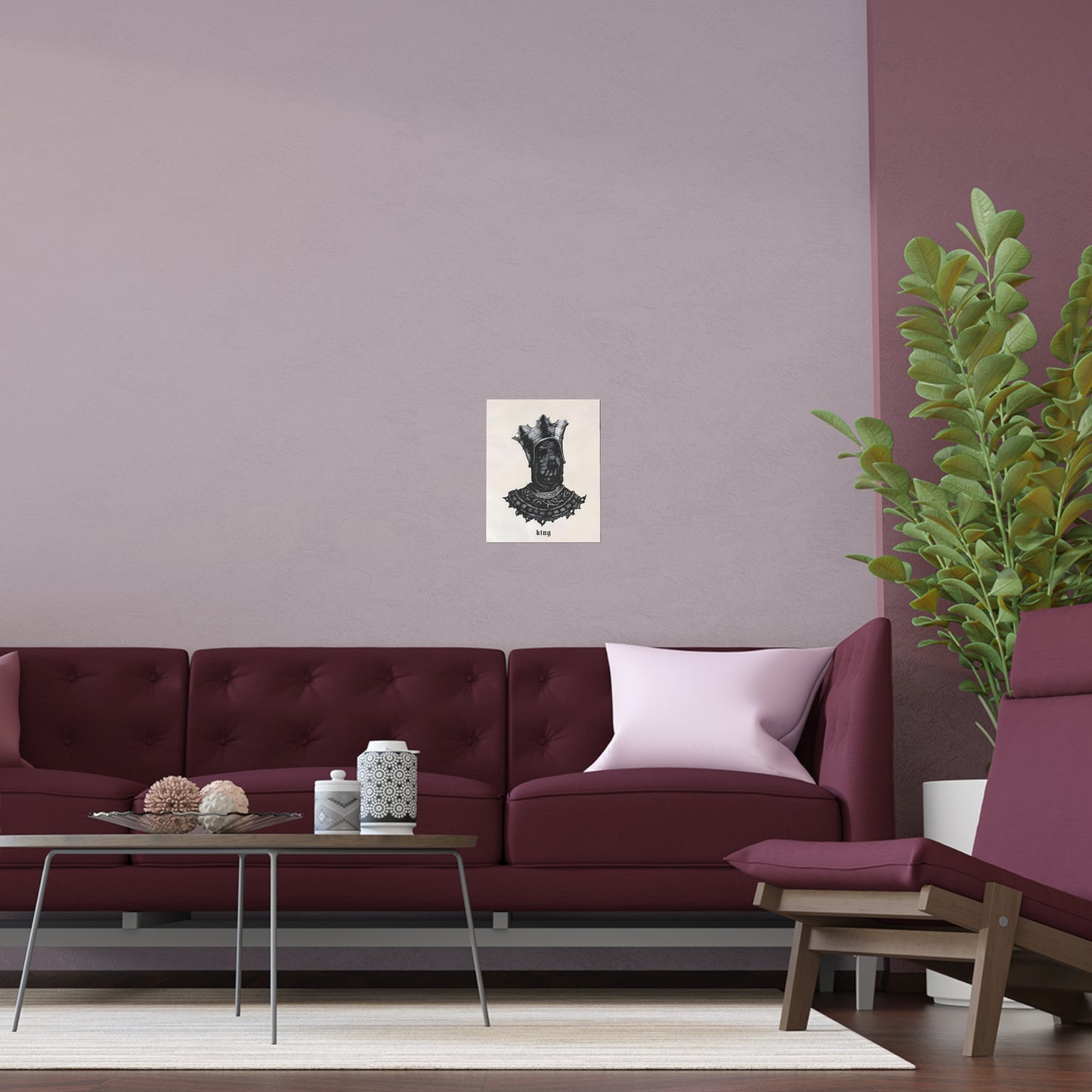 Aesthetic King, Chess Poster