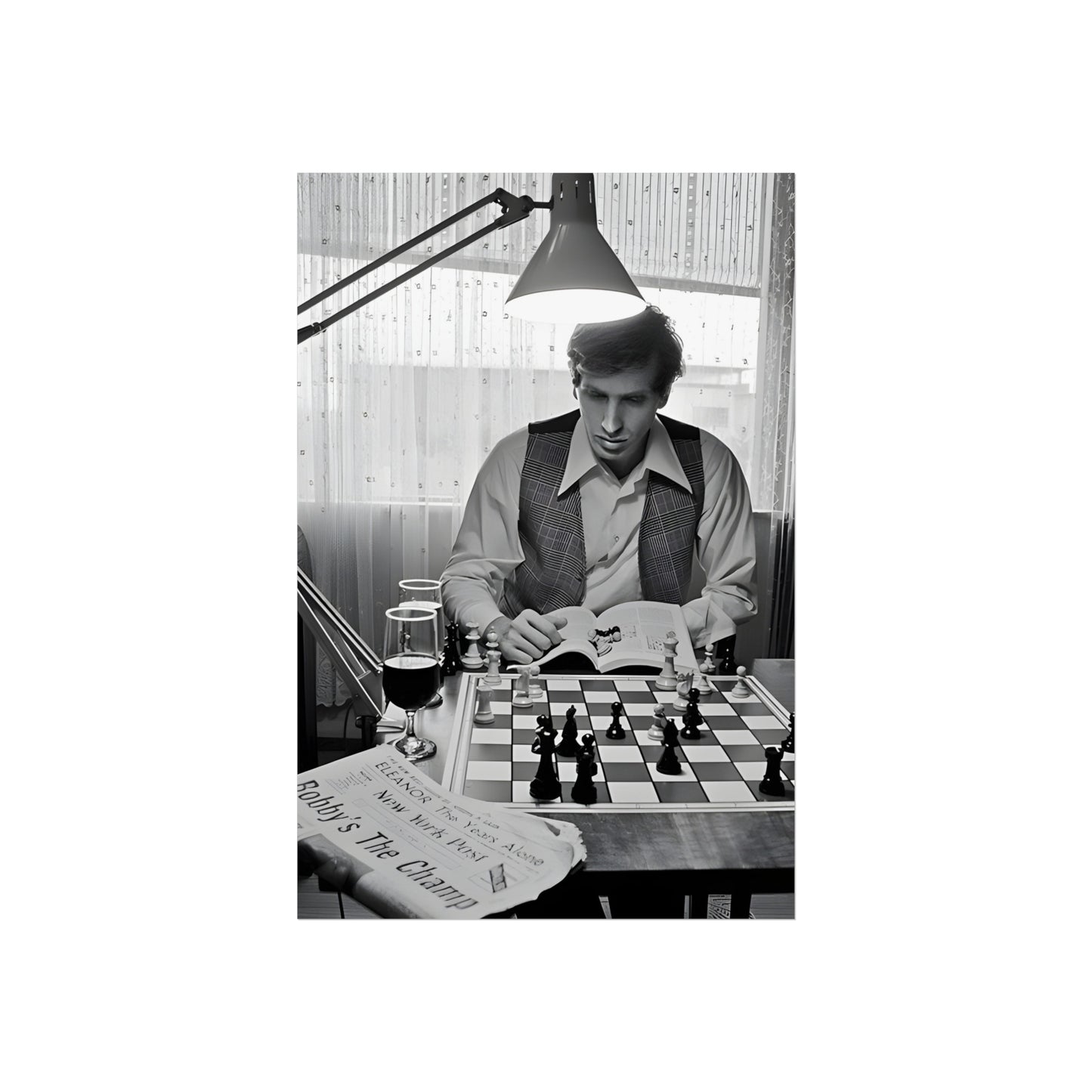 Bobby Fischer, Grandmaster Poster