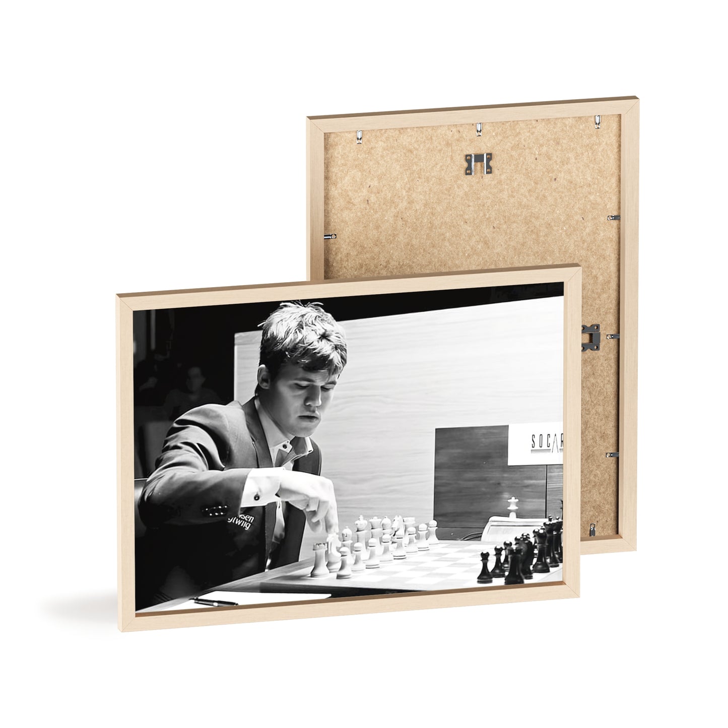 Magnus Carlsen, Framed Landscape Poster
