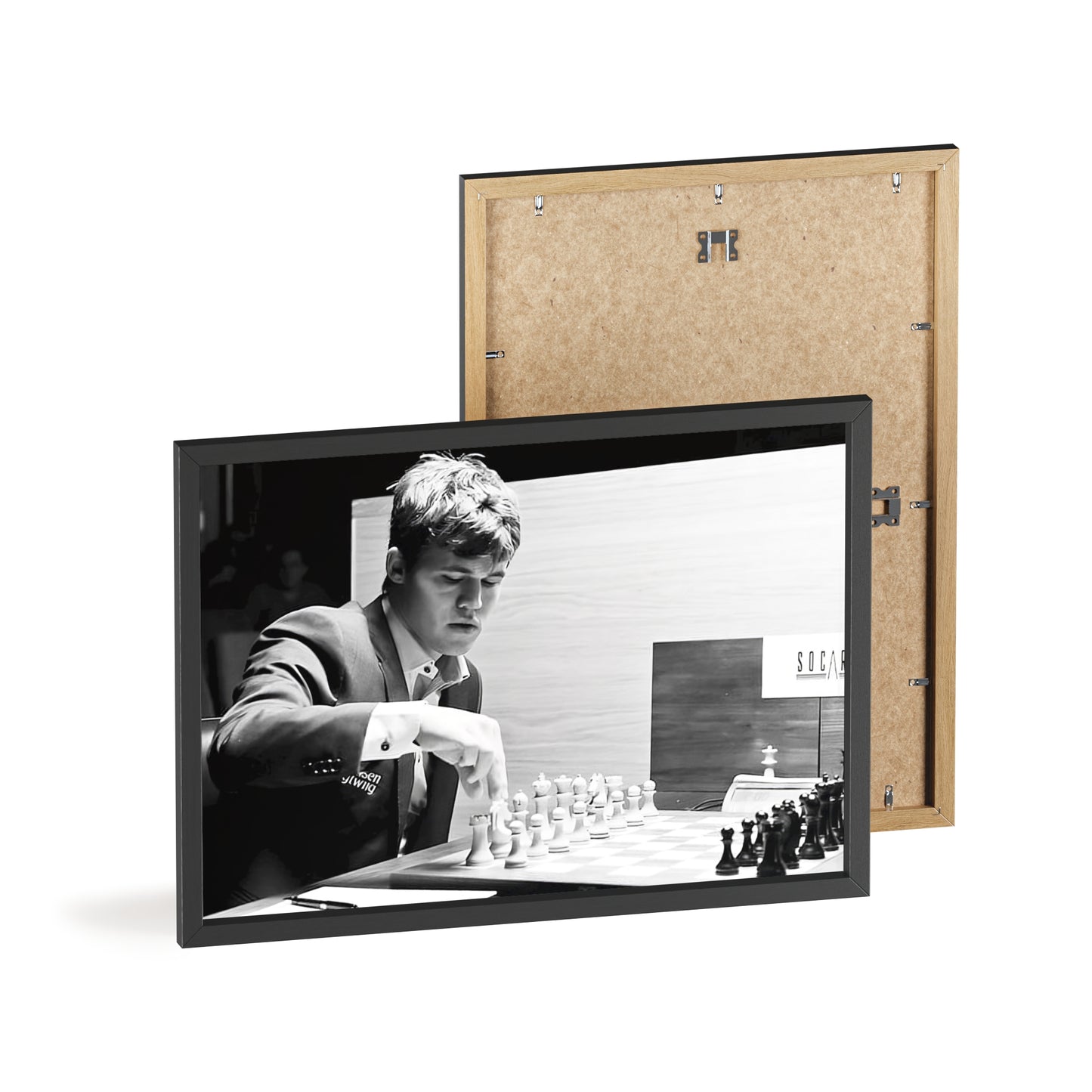 Magnus Carlsen, Framed Landscape Poster