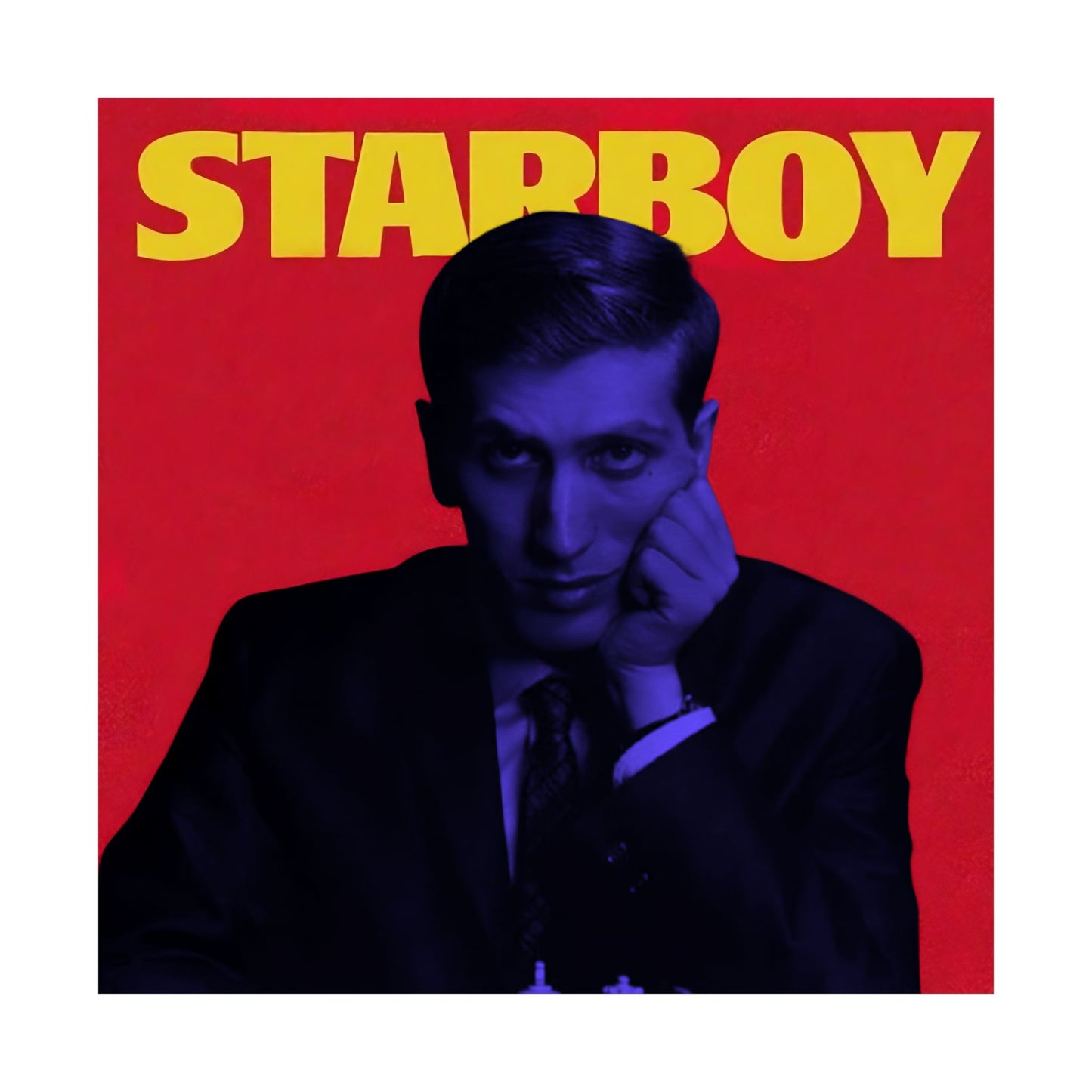 Bobby Fischer Chess Poster, Starboy Edition