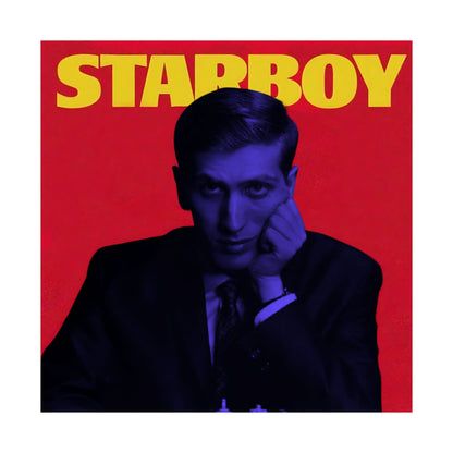 Bobby Fischer Chess Poster, Starboy Edition