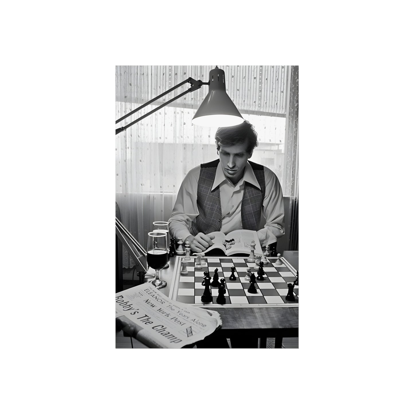 Bobby Fischer, Grandmaster Poster