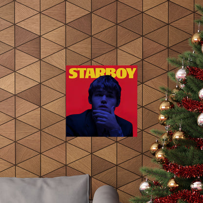 Magnus Carlsen Chess Poster, Starboy Edition