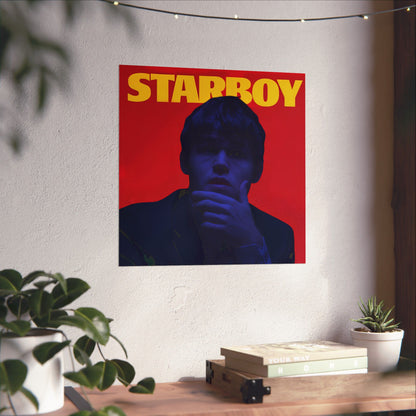 Magnus Carlsen Chess Poster, Starboy Edition