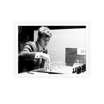 Magnus Carlsen, Framed Landscape Poster