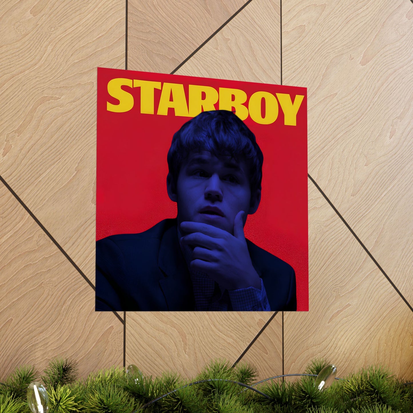 Magnus Carlsen Chess Poster, Starboy Edition