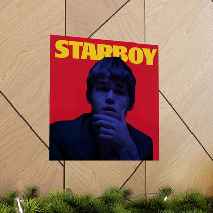 Magnus Carlsen Chess Poster, Starboy Edition
