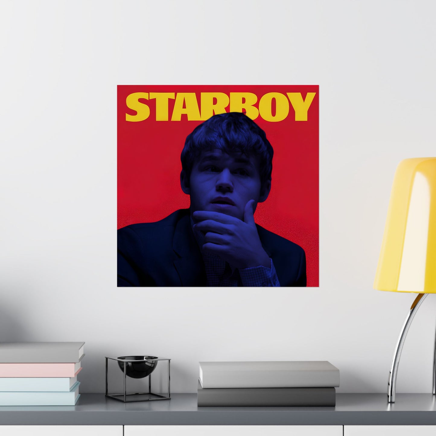 Magnus Carlsen Chess Poster, Starboy Edition