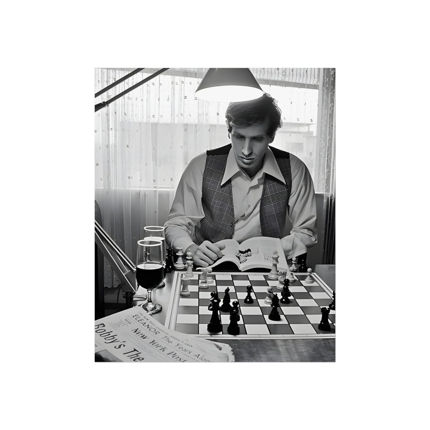 Bobby Fischer, Grandmaster Poster
